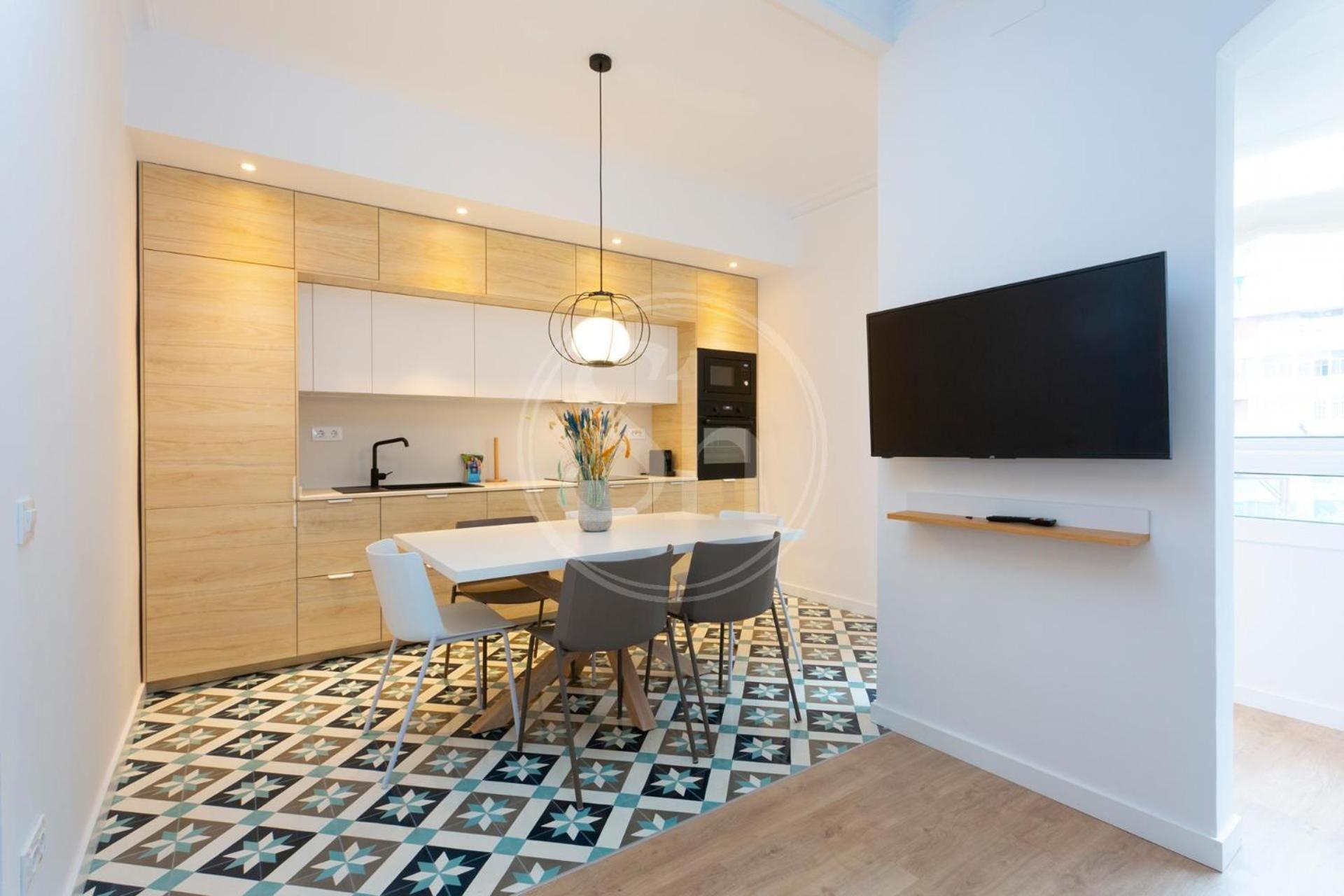 Apartamento Moderno Familiar En Eixample Barcelona